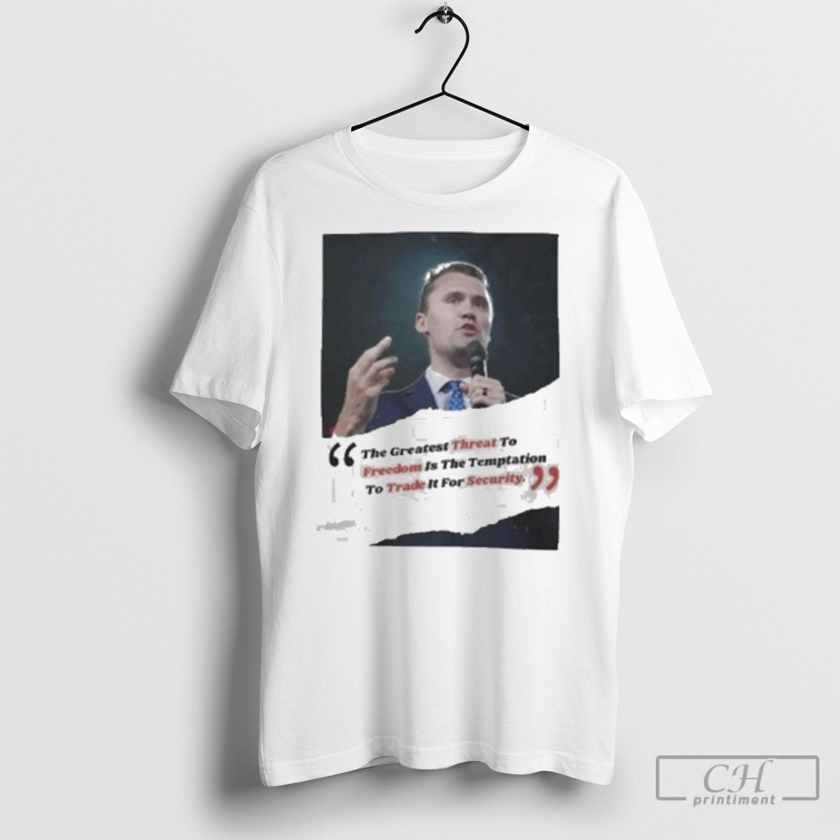 Official Charlie Kirk Threat Freedom Trade Security Shirt