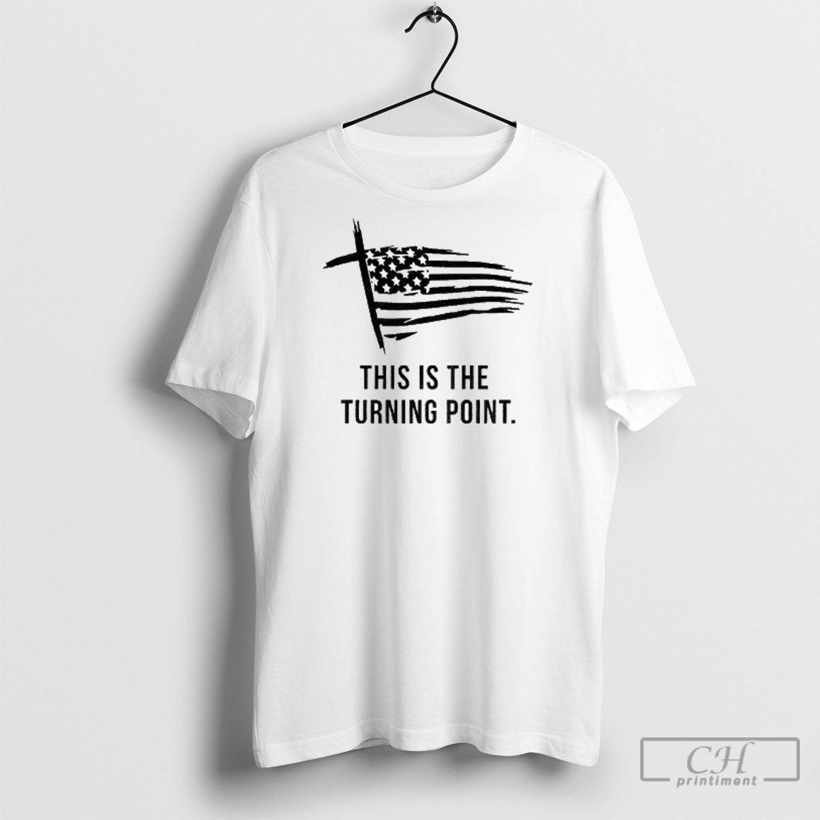 Official Charlie Kirk Turning Point Cross American Shirt
