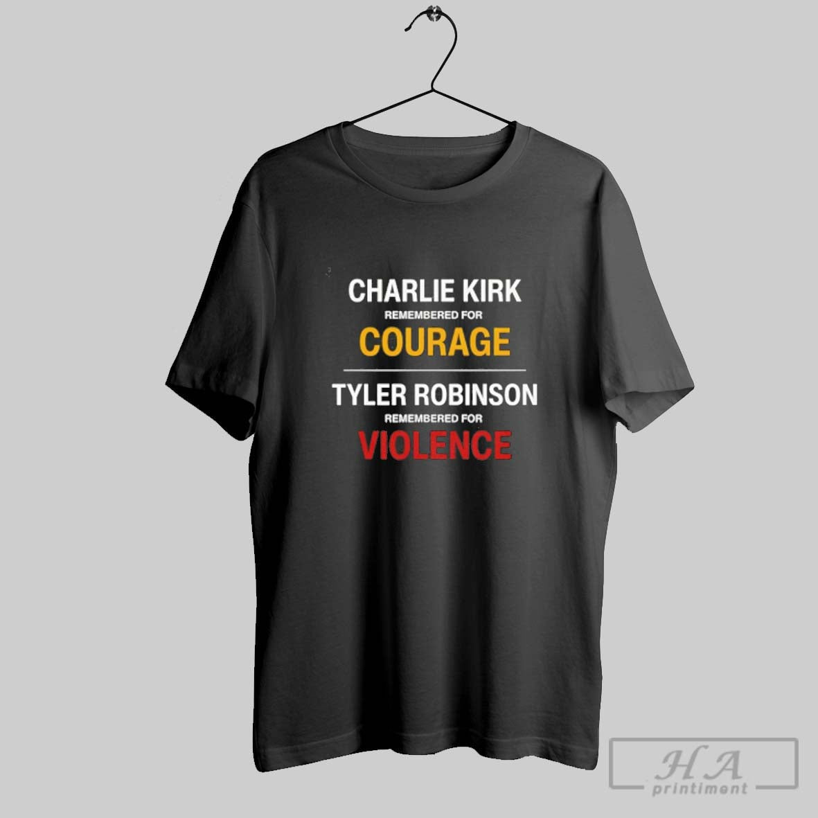 Official Charlie Kirk And Tyler Robinson American Hero Vs Violence
