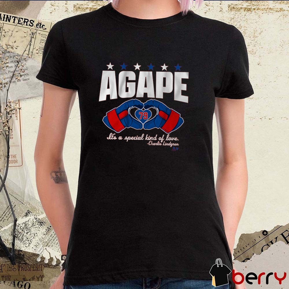 Charlie Lindgren Agape Love It’s A Special Kind Of Love Washington Capitals t-shirt