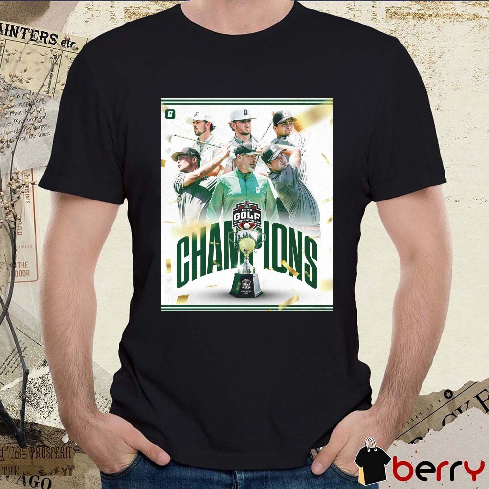 Charlotte Men’s Golf Team 2026 American Athletic Conference Champions Poster t-shirt
