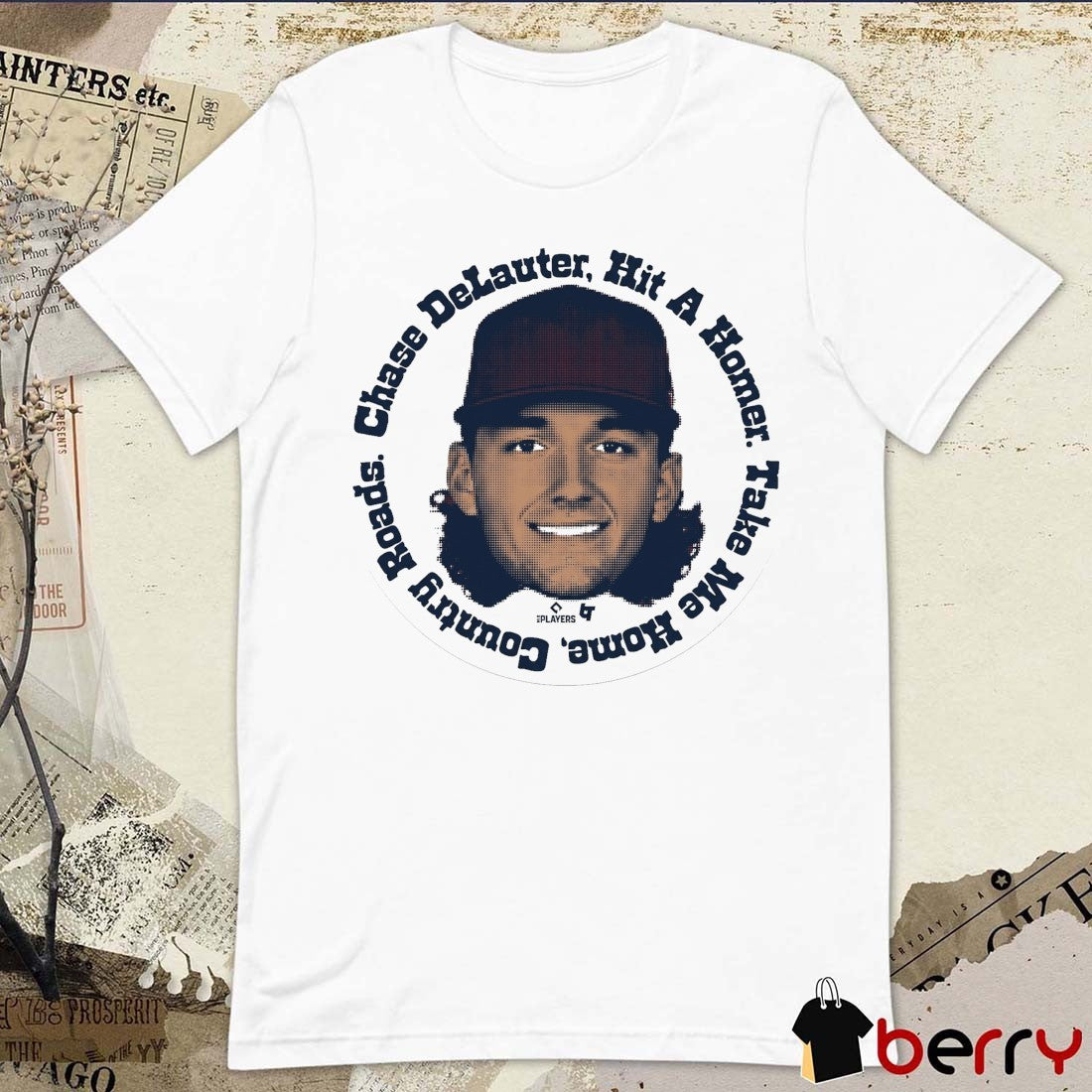 Chase DeLauter Hit A Homer Take Me Home Country Roads Cleveland Guardians MLB t-shirt