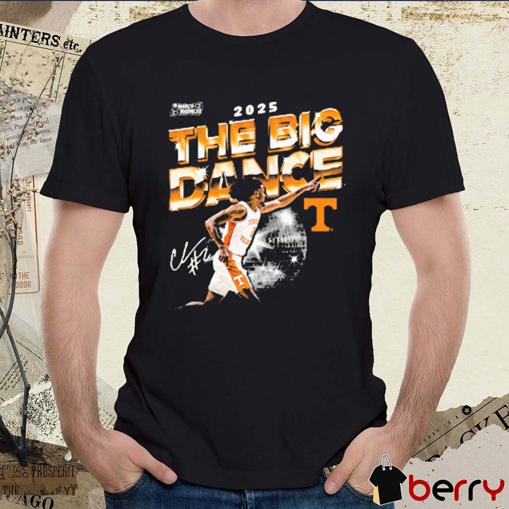Chaz Lanier Let’s Dance The Big Dance Tennessee Vols Basketball 2025 NCAA March Madness Signature t-shirt
