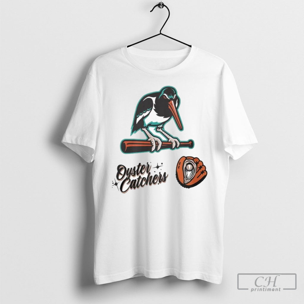 Official Chesapeake Bowie Baysox Oyster Catchers Logo Birds T Shirt Sweatshirt Poster