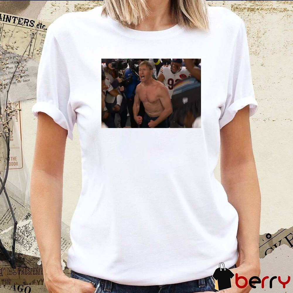 Chicago Bears Coach Ben Johnson Shows Off 2025 t-shirt