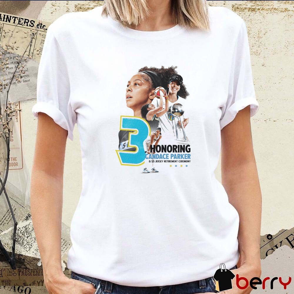 Chicago Sky Honoring Retire Candace Parker’s No. 3 Jersey on August 25 2025 t-shirt