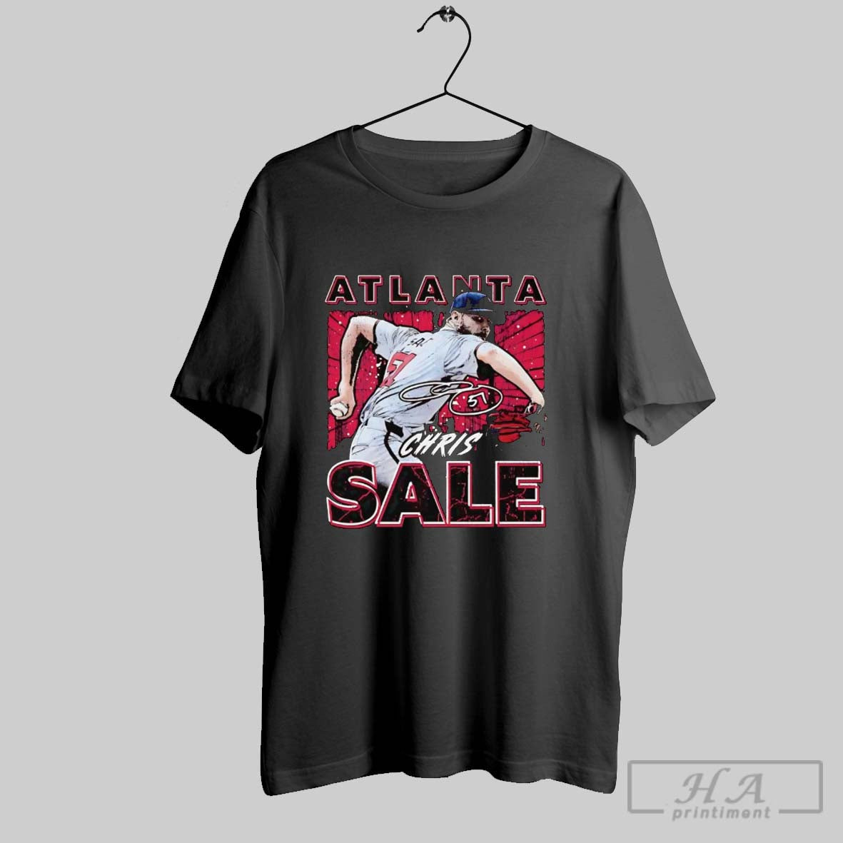 Official Chris Sale Pitching Atlanta Braves