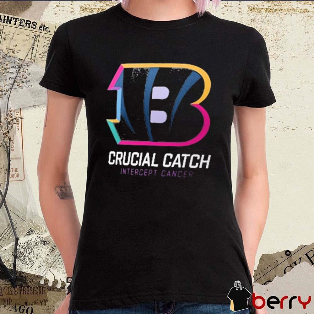 Cincinnati Bengals NFL Crucial Catch Intercept Cancer 2024 t-shirt