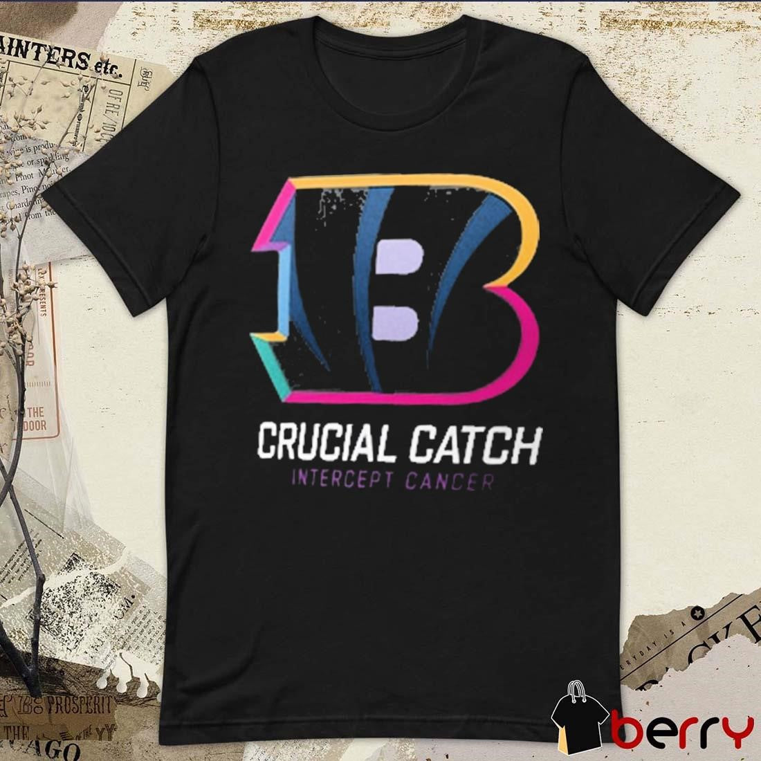 Cincinnati Bengals NFL Crucial Catch Intercept Cancer 2024 t-shirt