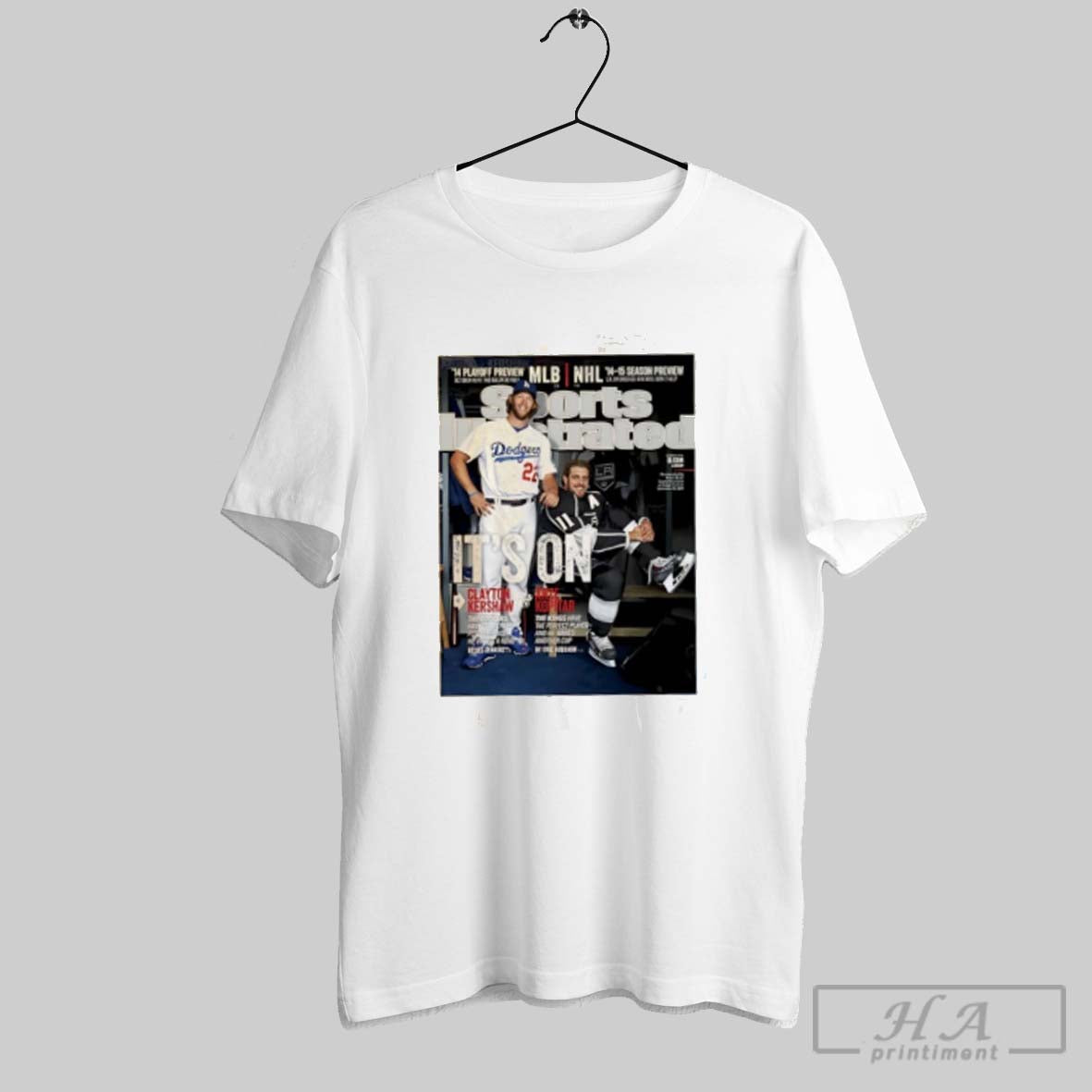 Official Clayton Kershaw And Anze Kopitar Its On Sports Illustrated