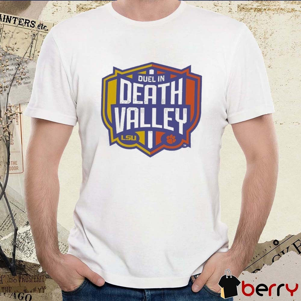 Clemson Tigers vs. LSU Tigers Football Duel In Death Valley NCAA 2025 t-shirt