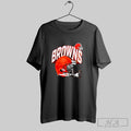 Official Cleveland Browns Helmet End Around Short Sleeve Fashion