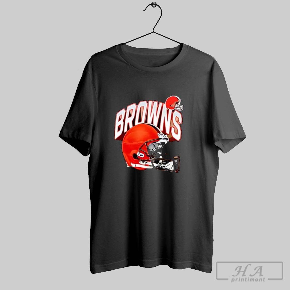 Official Cleveland Browns Helmet End Around Short Sleeve Fashion