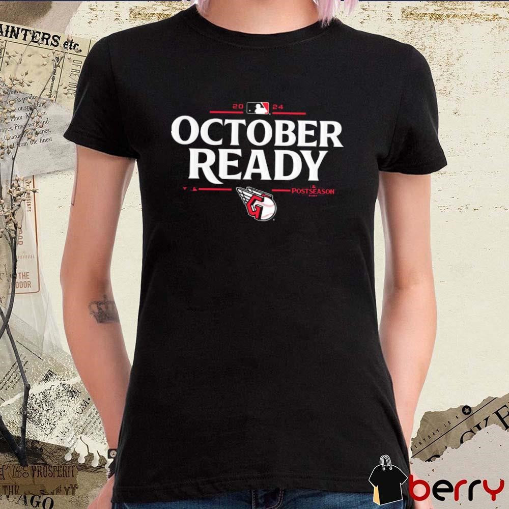 Cleveland Guardians October Ready 2024 MLB Postseason Locker Room t-shirt