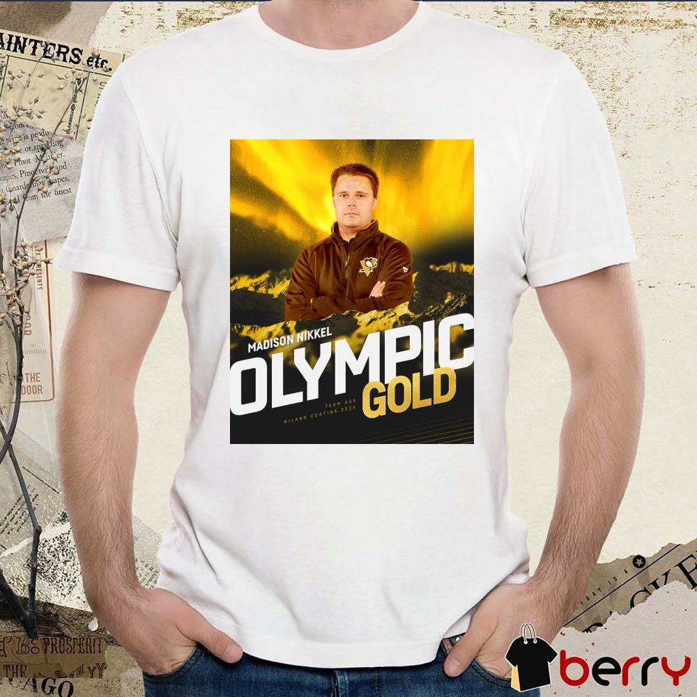 Coach Madison Nikkel Olympic Gold Team USA Milano Cortina 2026 t-shirt