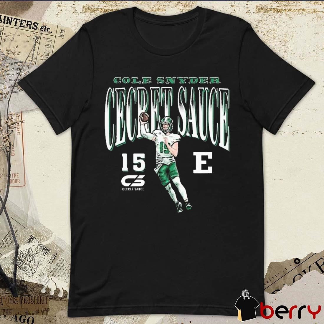 Cole Snyder Secret Sauce Eastern Michigan Eagles t-shirt