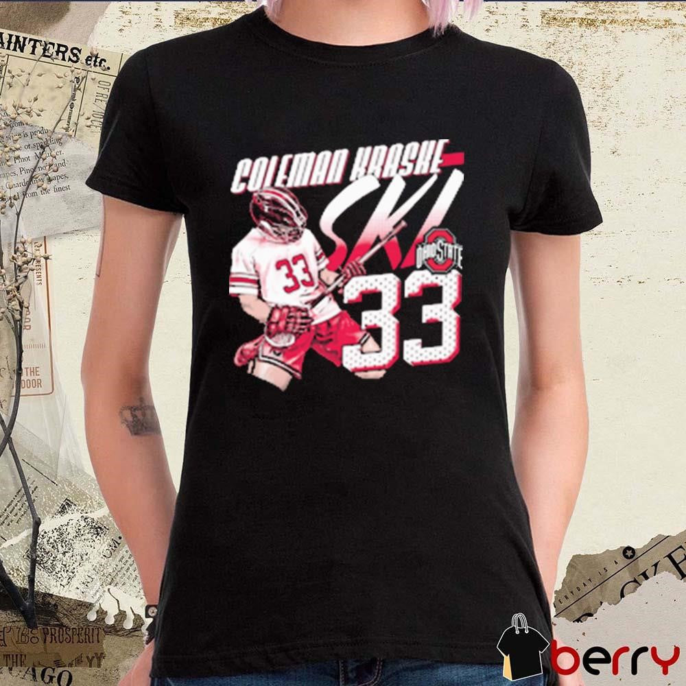 Coleman Kraske SKI #33 Ohio State Graphic t-shirt