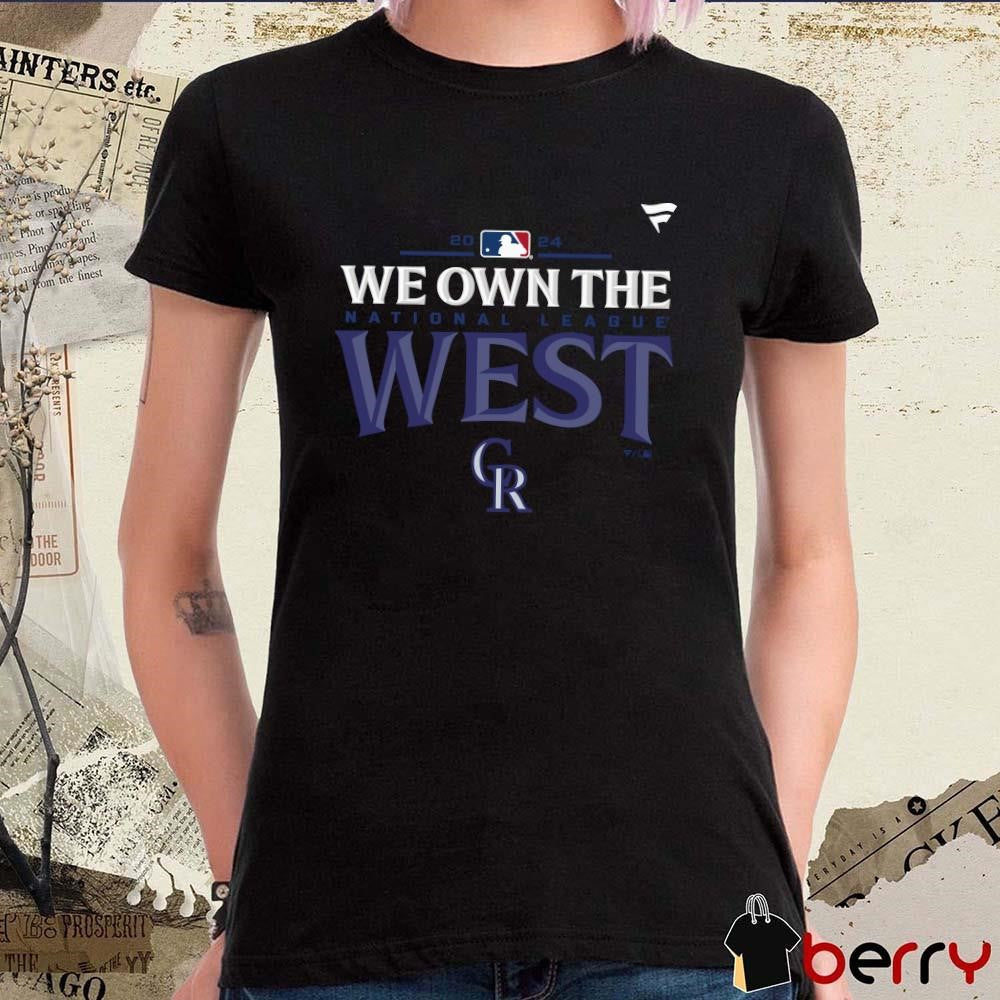 Colorado Rockies 2024 We Own The National League West Division Champions t-shirt