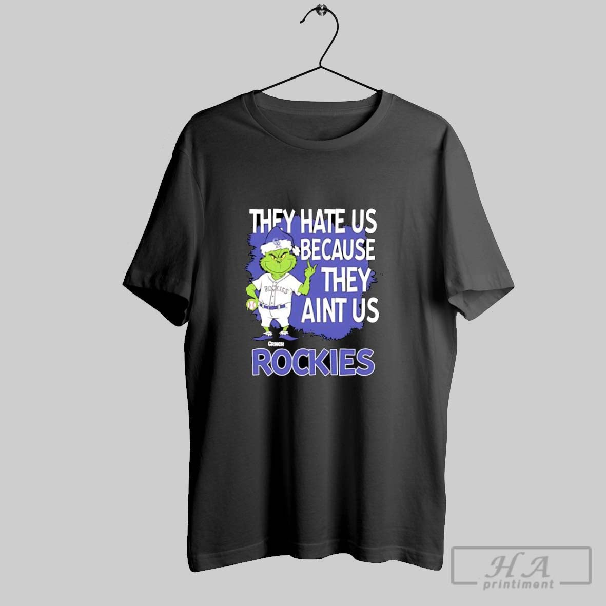 Official Colorado Rockies Grinch Christmas They Hate Us Aint Us