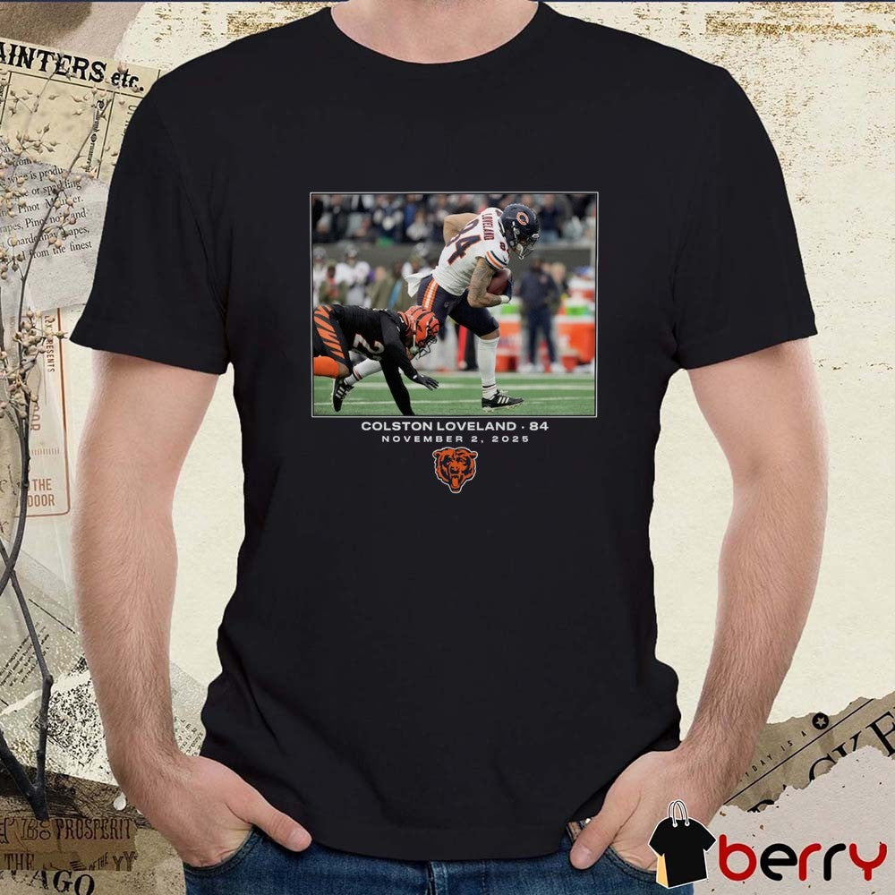 Colston Loveland Chicago Bears NFL Flash Features Week 9 November 2 2025 t-shirt