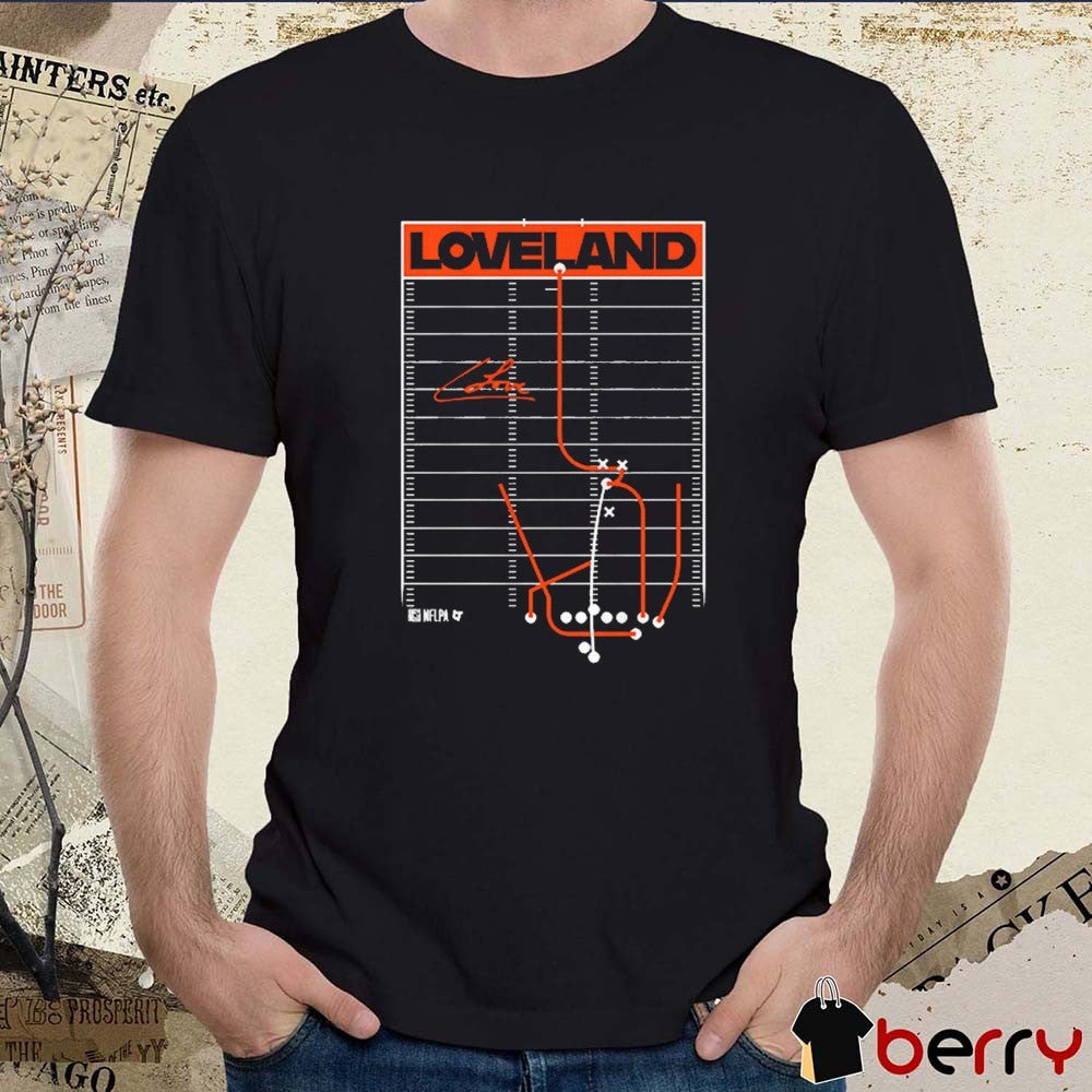 Colston Loveland Take It To Loveland Chicago Bears NFL Signature t-shirt