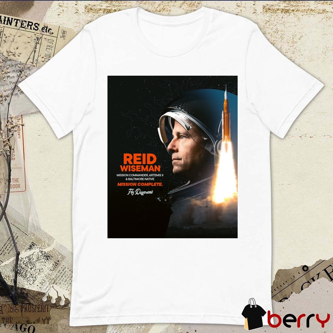 Congratulations to Baltimore Reid Wiseman Mission Commander Artemis II And Baltimore Native Mission Complete Poster t-shirt