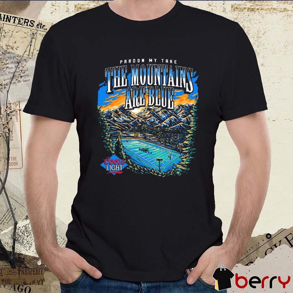 Coors x PMT The Mountains Are Blue Football t-shirt