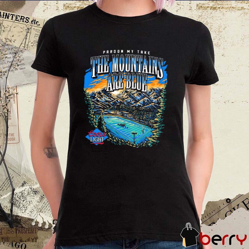 Coors x PMT The Mountains Are Blue Football t-shirt