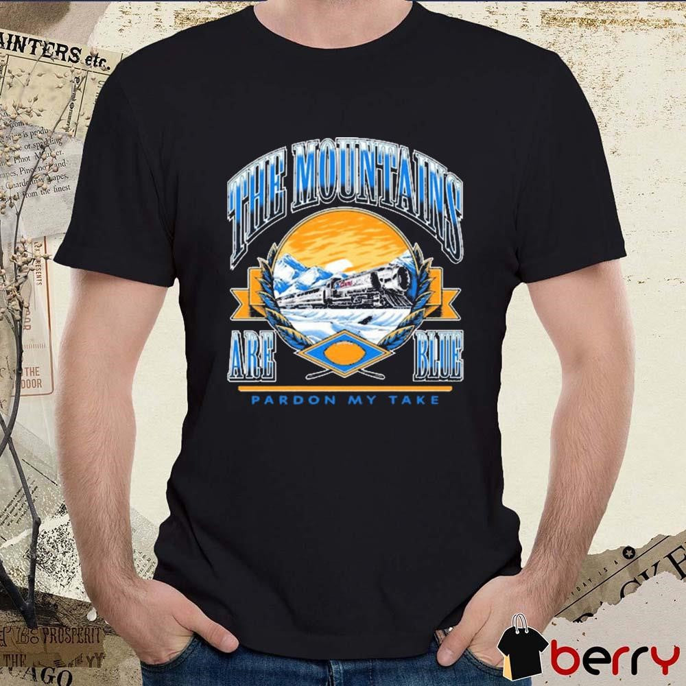 Coors x PMT The Mountains Are Blue Train Pardon My Take t-shirt