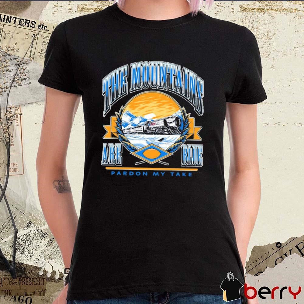 Coors x PMT The Mountains Are Blue Train Pardon My Take t-shirt