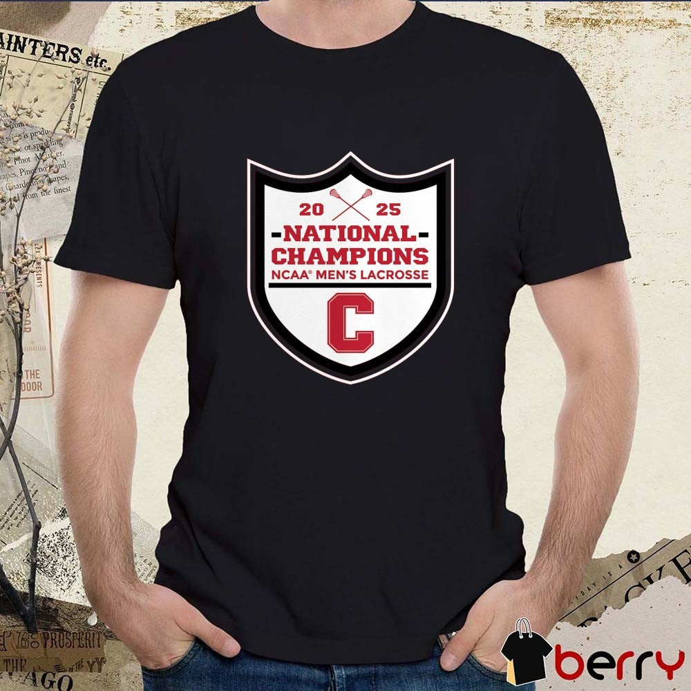 Cornell Big Red NCAA Men’s Lacrosse National Champions 2025 Logo t-shirt