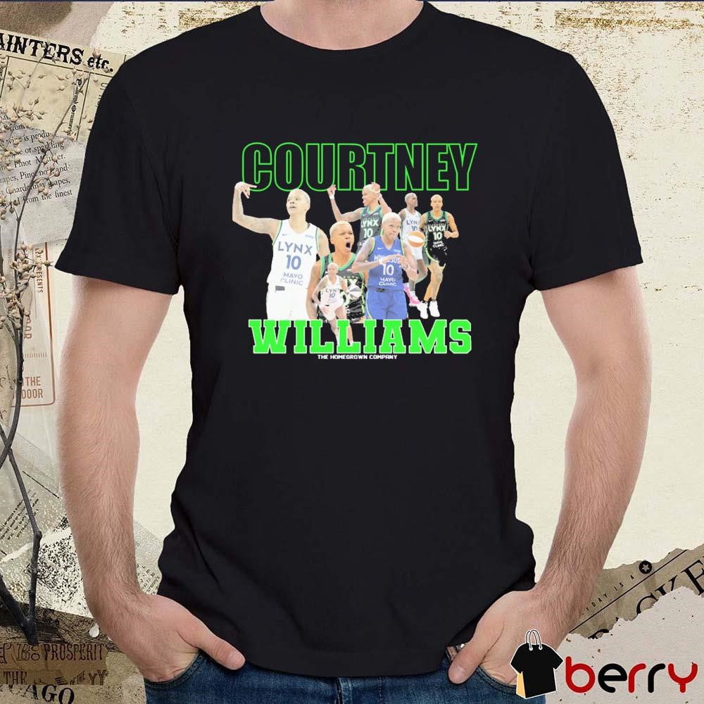 Courtney Williams Minnesota Lynx WNBA The Homegrown Company t-shirt