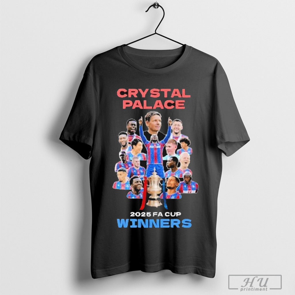 Official Crystal Palace Fc 2025 Fa Cup Winders T Shirt