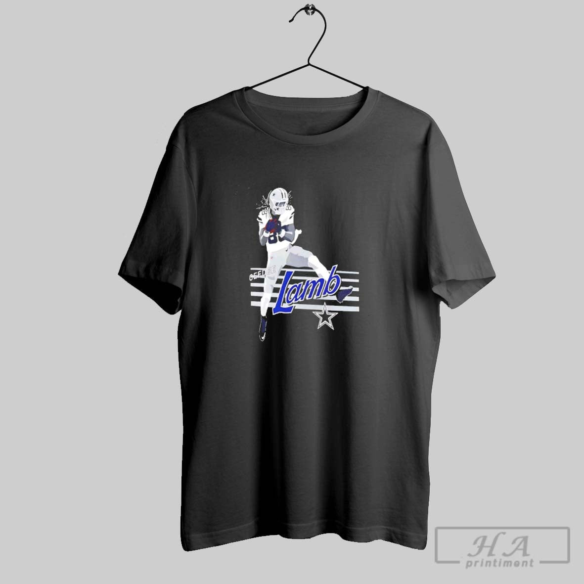 Official Dallas Cowboys Ceedee Lamb Illustrative