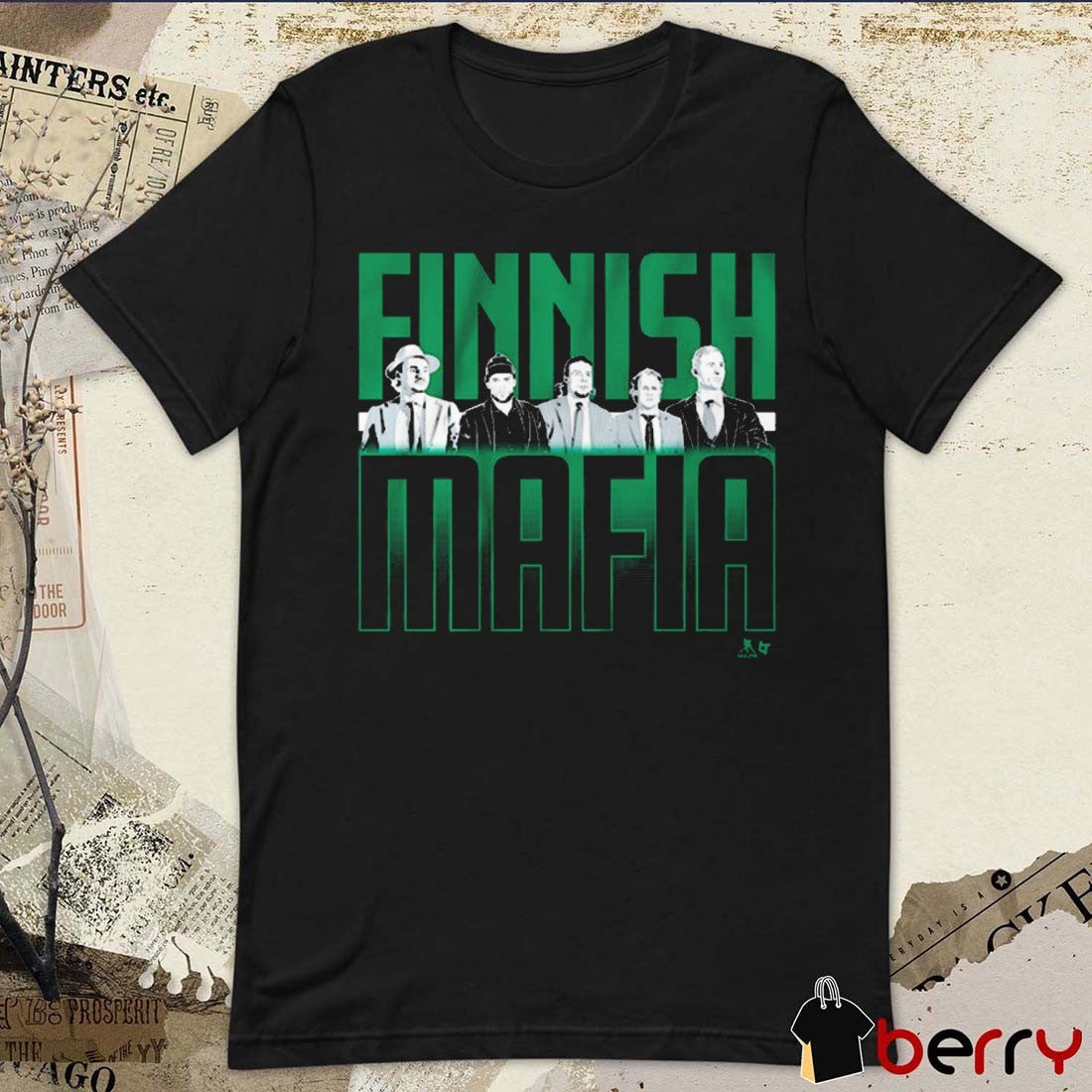 Dallas Stars Hockey The Finnish Mafia 2025 t-shirt