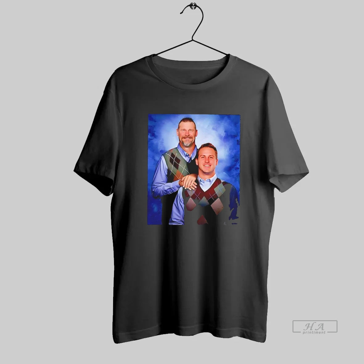 Official Dan Campbell And Jared Goff Detroit Lions Football Step Brothers