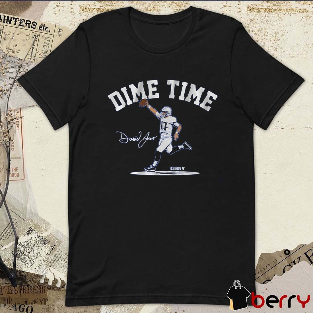 Daniel Jones Indianapolis Colts Dime Time NFL Football Signature t-shirt