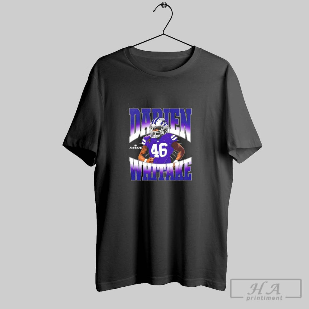 Official Darien Whitaker Kansas State Football Ncaa Graphic