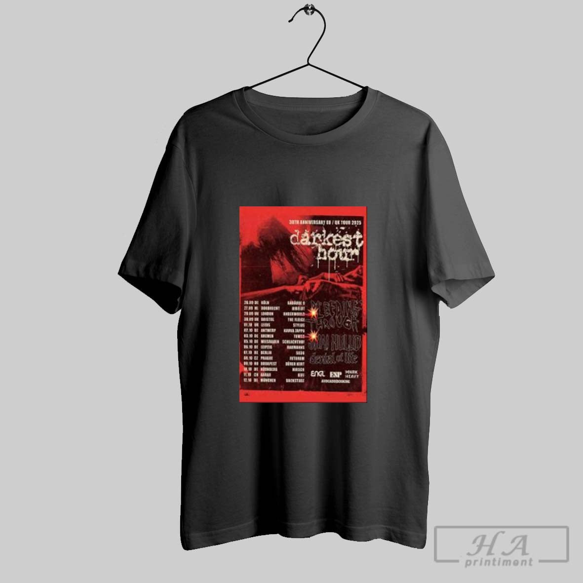 Official Darkest Hour 30th Anniversary Eu Uk 2025 Tour