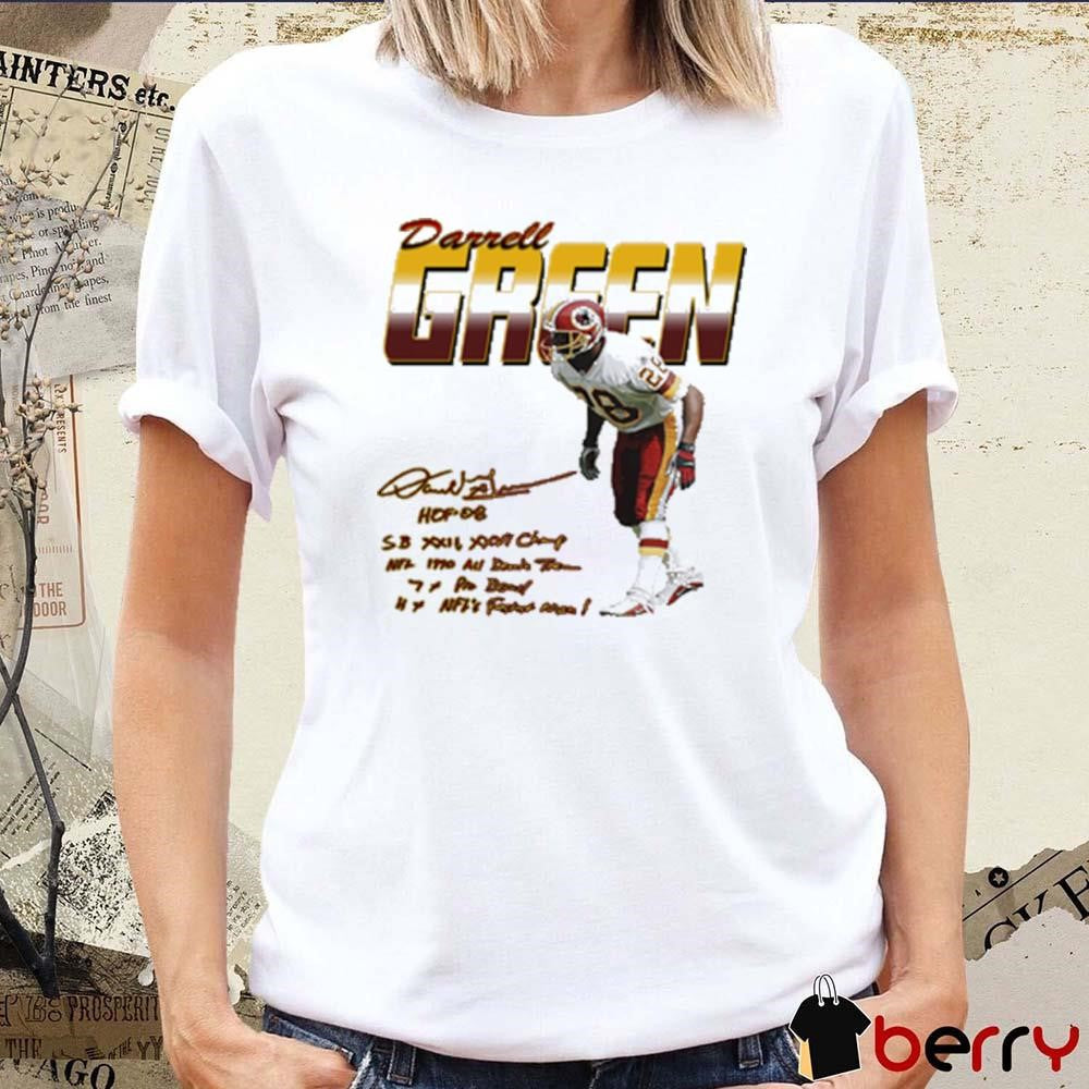Darrell Green Ageless Wonder Washington Commanders NFL Signature HOF 08 t-shirt