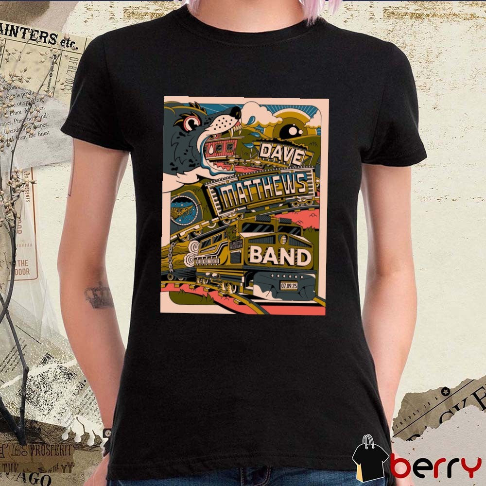 Dave Matthews Band In Clarkston Michigan Pine Knob Music Theatre July 09 2025 Poster t-shirt