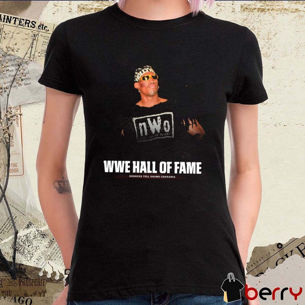 Dennis Rodman Will Be Inducted Into The Wwe Hall Of Fame In April t-shirt