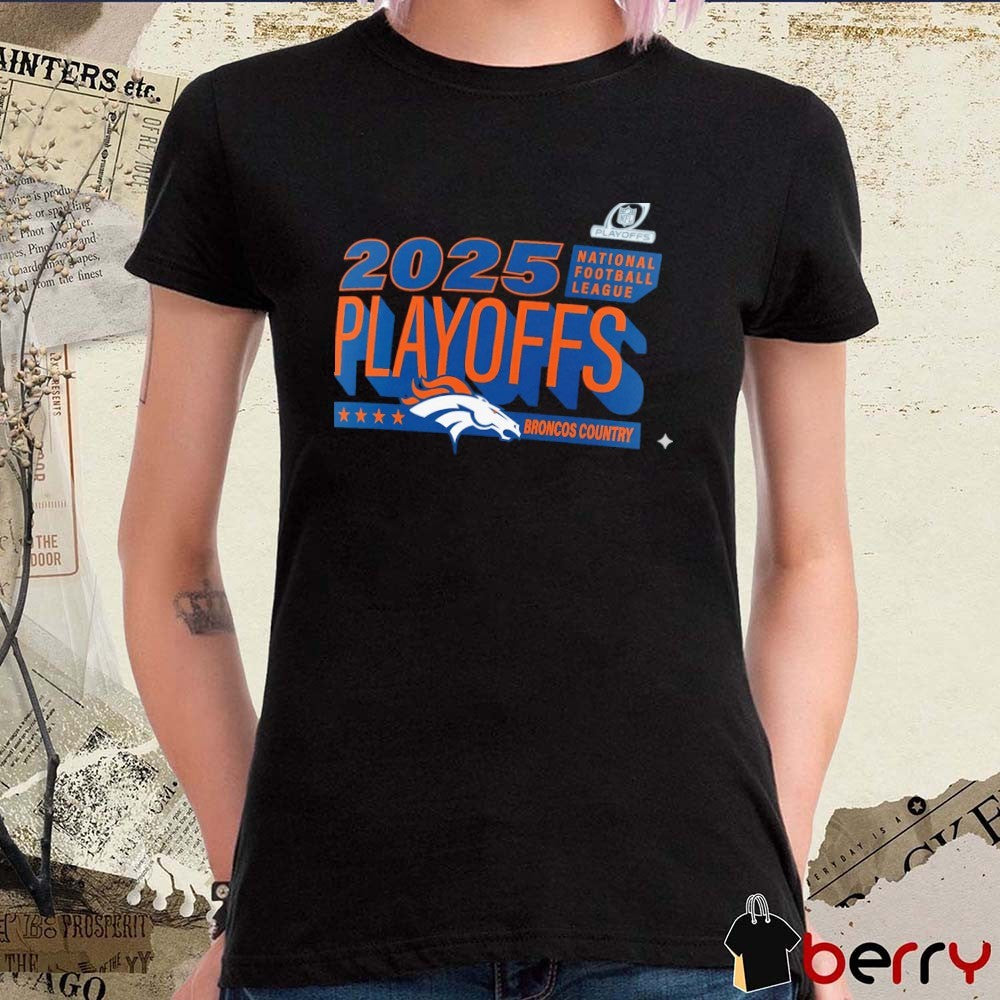 Denver Broncos 2025 NFL Playoffs Ready Broncos Country t-shirt