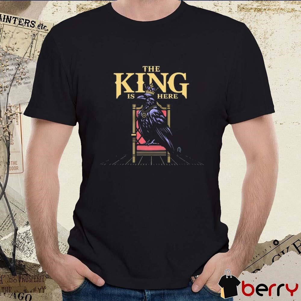 Derrick Henry The King is Here Baltimore Ravens NFL t-shirt
