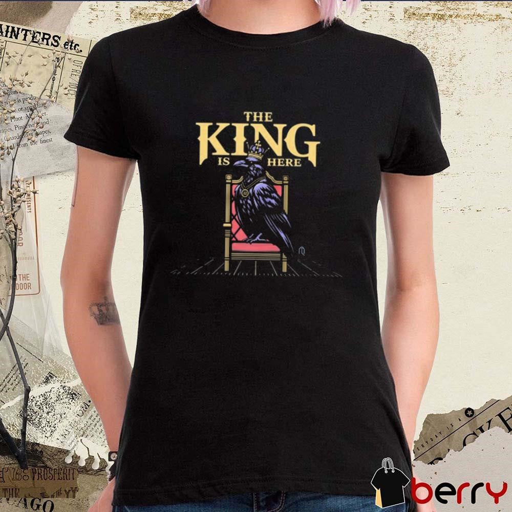 Derrick Henry The King is Here Baltimore Ravens NFL t-shirt