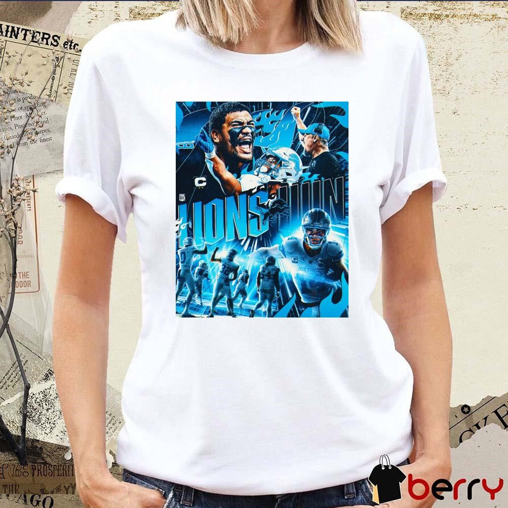 Detroit Lions Win Green Bay Packers The Lions Get A Big Division Win In Green Bay Poster t-shirt