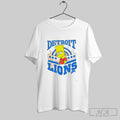 Official Detroit Lions X The Simpsons Bart 2025 Cartoon