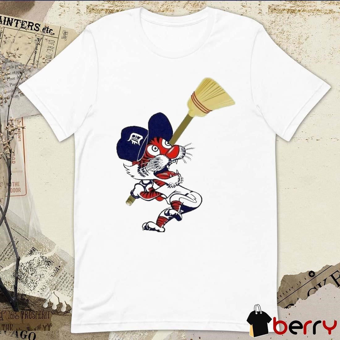 Detroit Tigers Mascot Baseball Sweep the Royals RepDetroit t-shirt