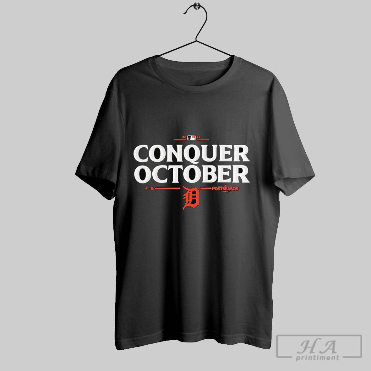 Official Detroit Tigers Conquer October 2025 Mlb Postseason
