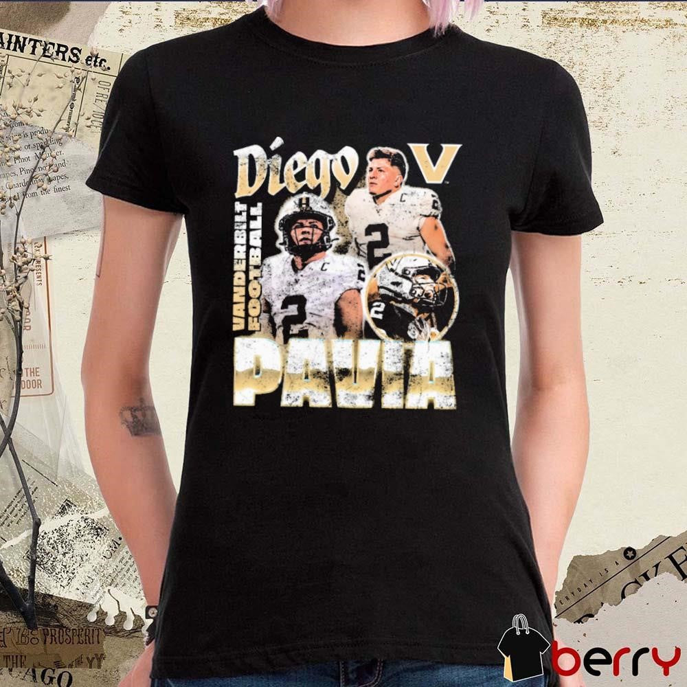 Diego Pavia Vanderbilt Commodores Football Vintage Graphic t-shirt
